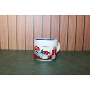 Starbucks Virginia You Are Here Ornament Mug 2oz Mini YAH Series Coffee Cup